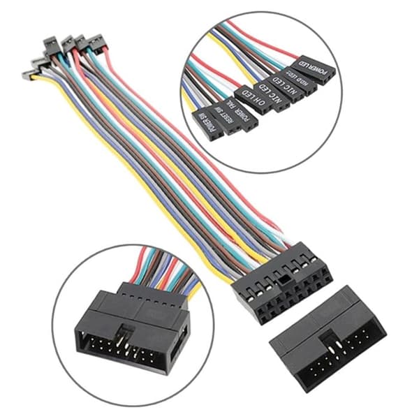 8-stifts panelomkopplarkabel, omkopplingsadapter, serverchassiadapterkabel för server