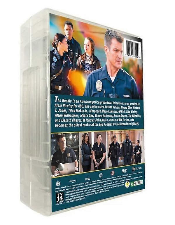 The Rookie: Komplette serie sæson 1-7 (DVD engelsk version, 25-Disc box set)