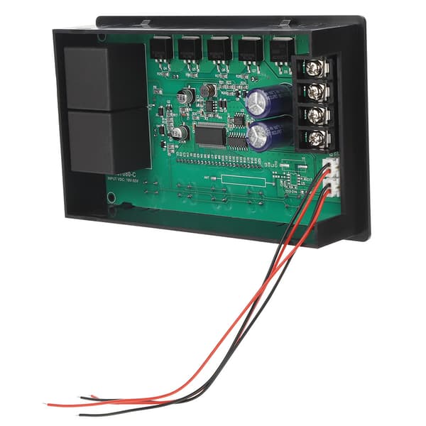 60A 10-55V DC Borstmotor Hastighetsregulator Digital LCD Långsam Körning/Stopp Timer Reversibel