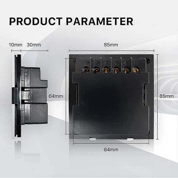 Tuya Zigbee Smart Scene Switch Belysning Smart Kontrol Scene Kontrol Switch Panel Smart Stikkontakt Smart Switch 485 86 Box B