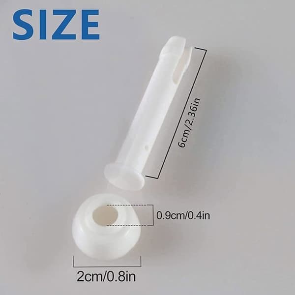 Set med 24 poolpinnar - 6 cm - Med lock - Pooltillbehör