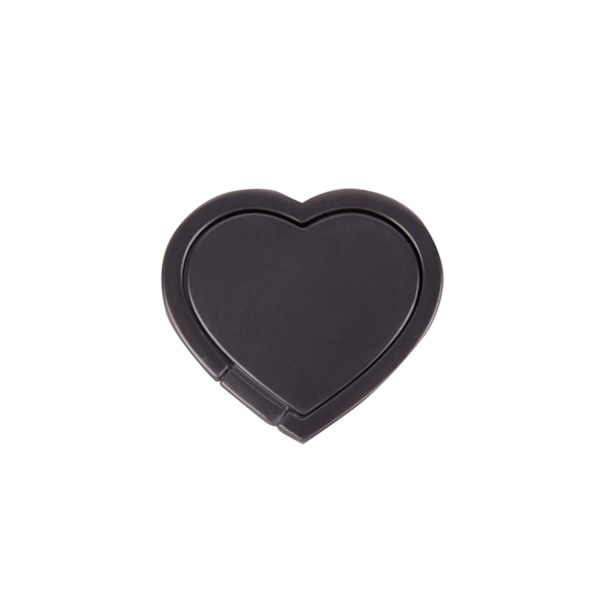 GEAR Mobile ring mat hjerte med justeringsfunktion Sort 10