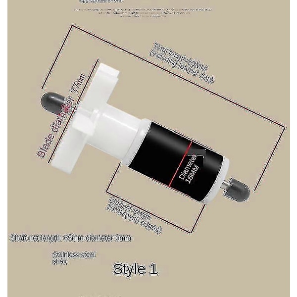 Lay Z Spa Impeller Rotor Supertyst Pump Passar Alla Lay Z Spa Fix E02 Ljudlig Pump -a