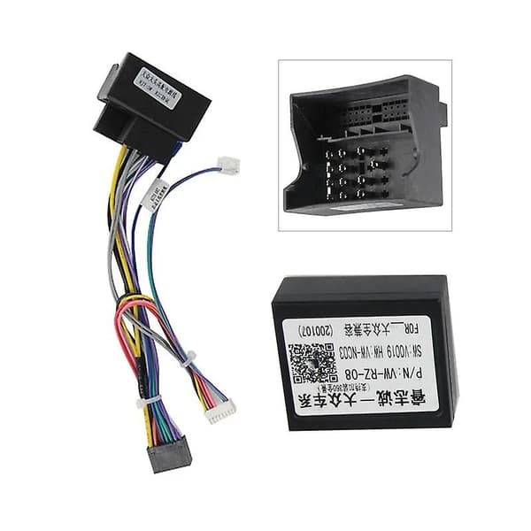 Til Skoda Superb 2 B6 2008 - 2015 Bilradio Instrumentbræt Panelramme Strømkabel CANBUS C