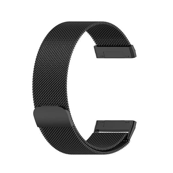 Kompatibel med Fitbit Versa 3 Milanese klockarmband HMV Black