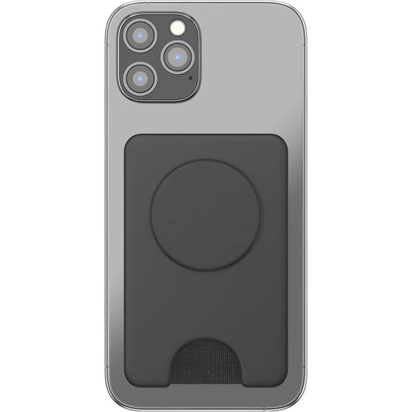 PopSockets PopWallet+ til Magsafe med Greb Sort 50