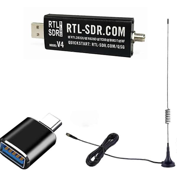 For SDR V4 programvaredefinert RTL-SDR V4 RTL2832U 1PPM TCXO HF BiasT As Shown