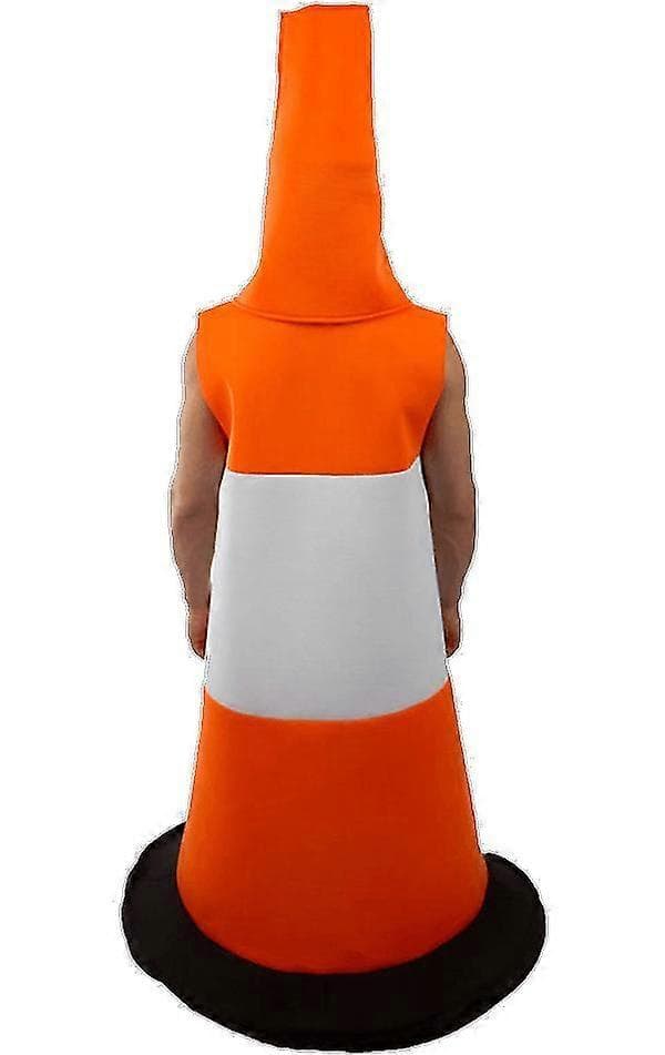 Orange Trafikkon Nyhet Möhippa Maskeradkostym för Män SZZK Orange