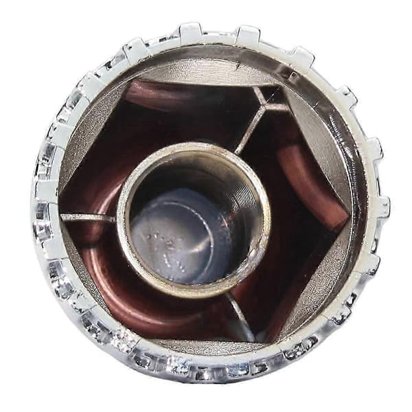 33mm Plast Gjengehette Mutterdeksel Flens for Semitrailer Lastebil Passer Navstyring Hjul Tilhenger Personbil