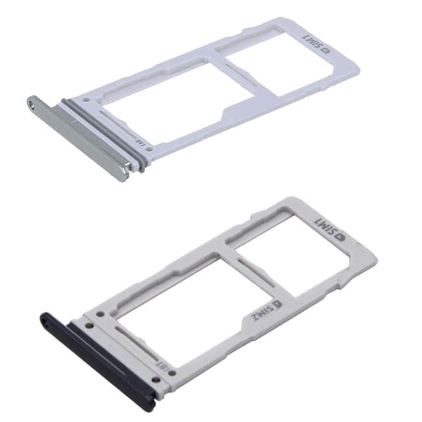 Samsung Galaxy S10e Reservedel Dobbel SIM-kortholder Silver silver