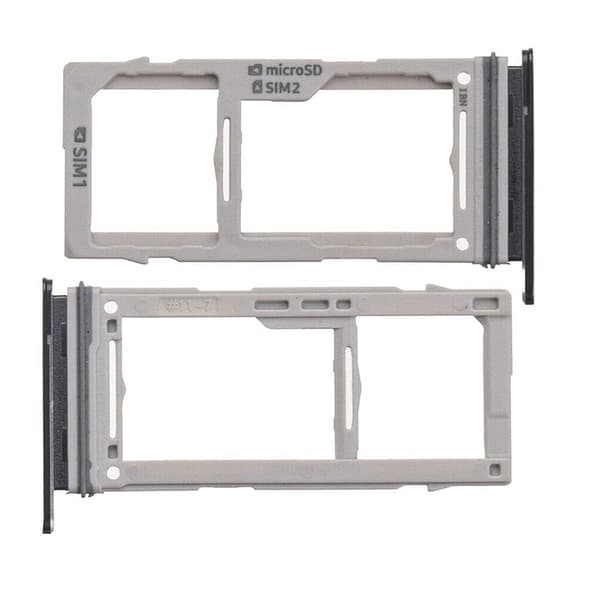 Samsung Galaxy S10e Reservedel Dobbel SIM-kortholder Silver silver