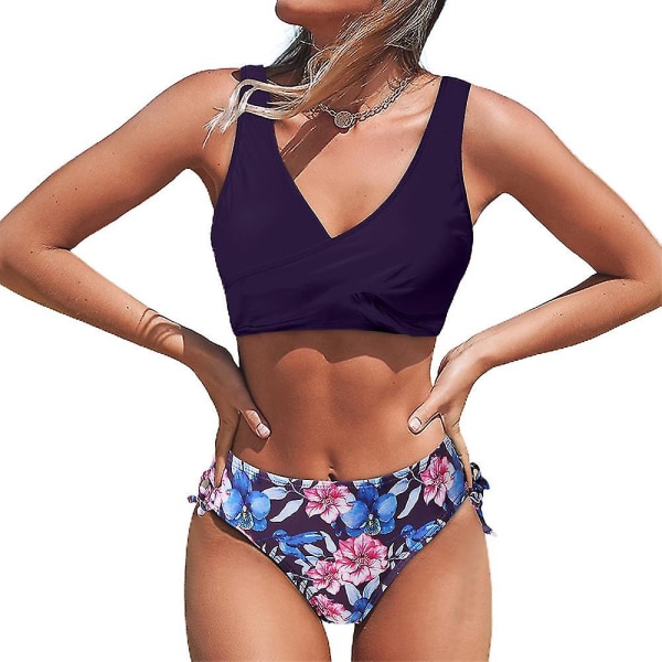 Lady Swimwear Holiday Bikini Set Summer Beach Baddräkt C L