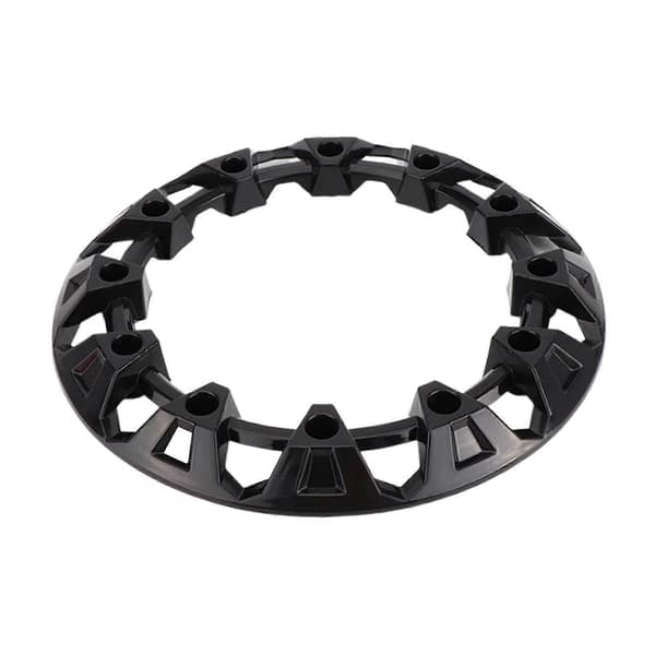 Generisk ATV Fælgbeskyttelse Dekor Modifikation Dele Multiformål Black 10 Inches