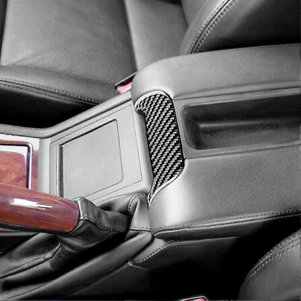 For 5-serie E39 1998-2003 Myk karbonfiber midtkonsoll armleneboks håndtakdeksel interiør Carbon fiber