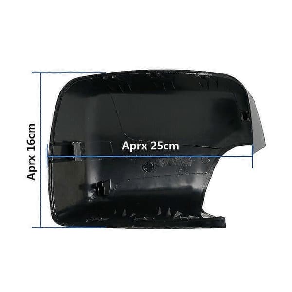 til - E53 X5 2000 2001 2002 2003 2004 2005 2006 Venstre Førerside Bakspejl Dæksel Hætte + Trim Black