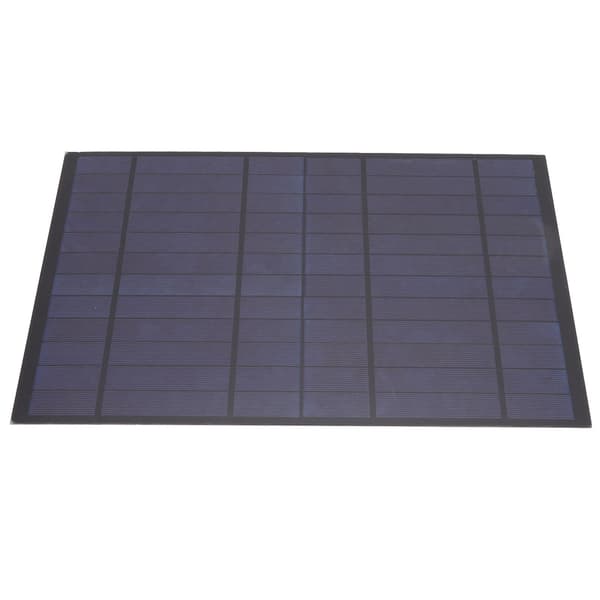 6V 10W Solpanel Polykrystallinsk Silicium 1660mA Solopladerplade til Camping Vandring Bjergbestigning