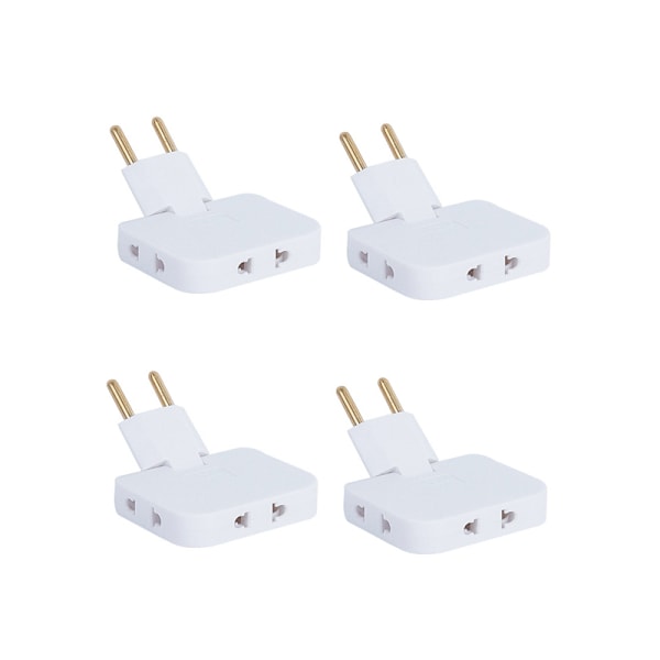 Pakkaus 4/2/1 Litteä Monipistorasia 3 Pistorasiaa | CE-merkitty 250V Maadoitettu 16A 4pcs