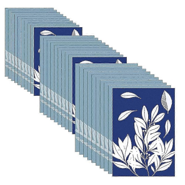 50 ark Cyanotype papir A4 A5 A6 Soltegning Papir Sensitivitet Trykpapir Voksne