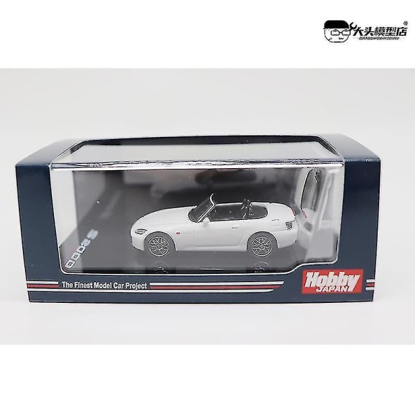 1/64 Hobby Japan Diecast modellbil Cabriolet med kapell Honda S2000 Ap1 Typ 200 legering Fluorescent Yellow