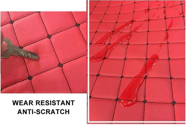 Faux Leather Møbelstoff, Premium Robust Møbelmateriale, 1,43m x 1m, Selges per Meter for Søm