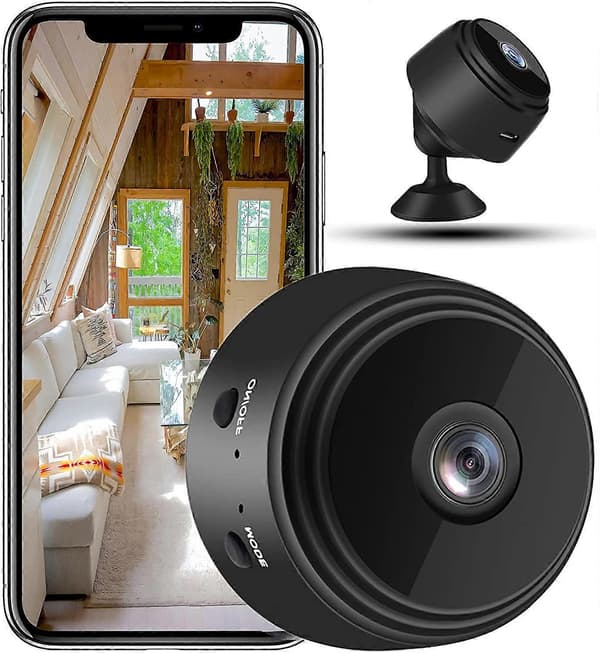 Mini 1080P trådlös säkerhetskamera för inomhus- och utomhusövervakning