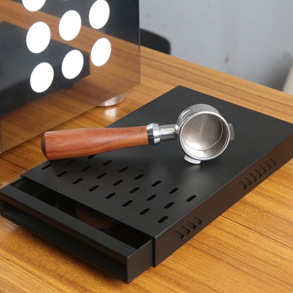 Profesjonell kaffegrutbeholder i rustfritt stål espressobeholder restboks