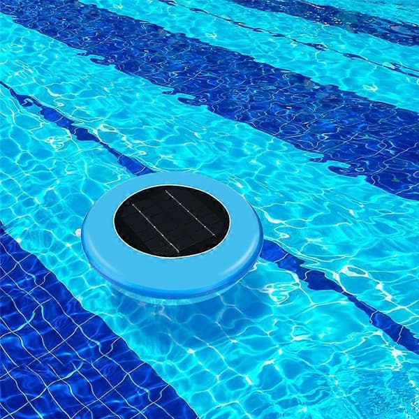 Solar Pool Ionizer Koppar Silverjon Simbassäng Renare Algresistens Lägre Klor Utomhus White