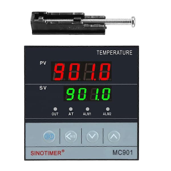SINOTIMER MC901 Digital Vandtæt PID Temperaturregulator 31 ABS+electronic components
