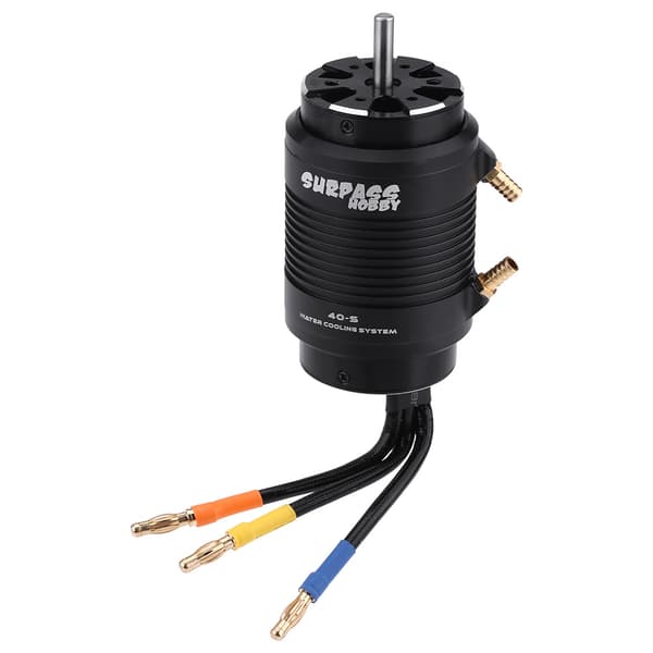 Waterproof 2000KV 4-Pole Motor with 40 S Water Cooling Jacket for 1000mm RC Boat