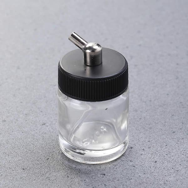 22cc Airbrush Flaskor Glas för Färgsprutning 2st Transparent Behållare Transparent