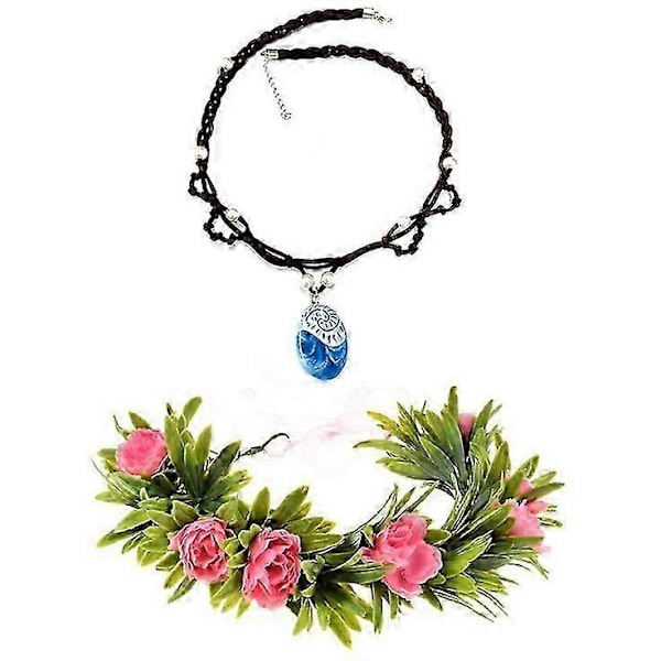 Prinsesse Vaiana Cosplay for Jenter Halloween Kostyme Karneval Party Full Set 110