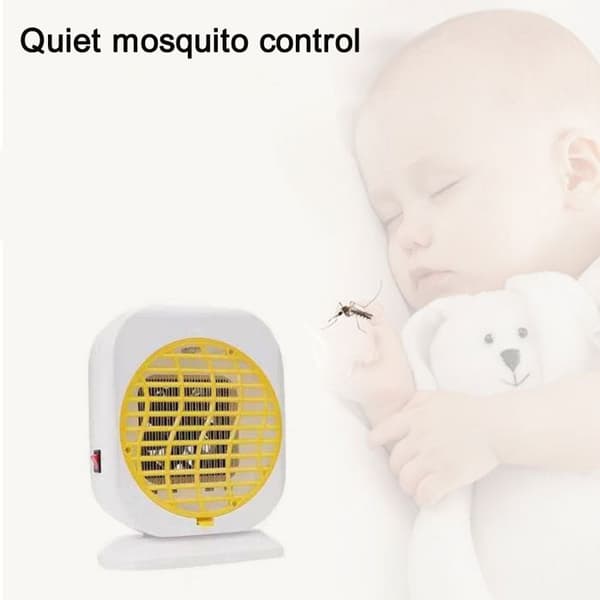 1 elektrisk insektsfälla, lågförbrukande LED, USB-laddning, för sovrum, kök, kontor.