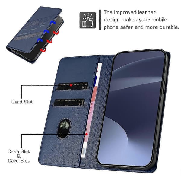 Preget Lommebok PU-Etui For Oukitel Wp52 5g For Oukitel WP50 5G
