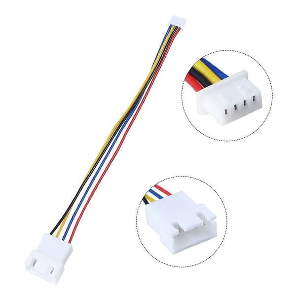 12032 Hjælpeblæseradapterkabel 4-bens blæserkabelstikadapter til Bambu Lab X1/P1 VORON