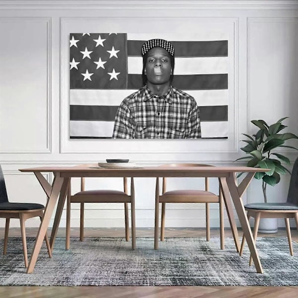 Amerikkalainen lippu räp-artisti motivoiva inspiroiva toimisto kuntosali seinä asuntola sisustus 3x5ft