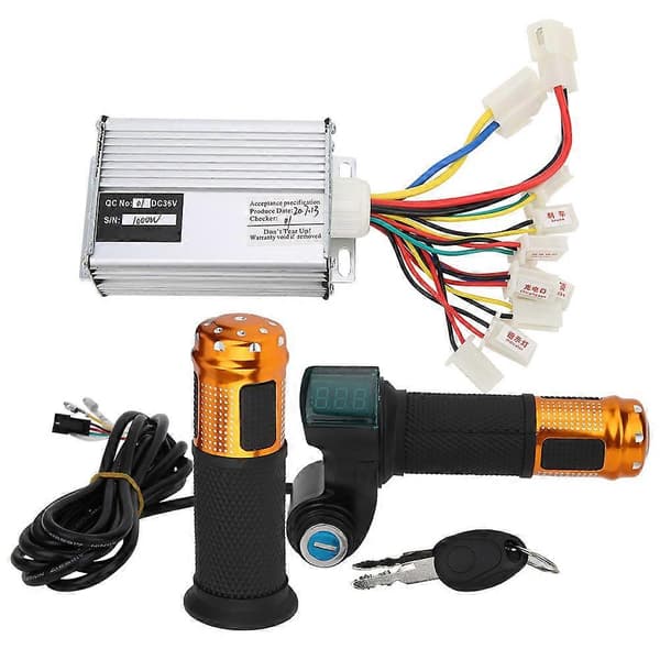 Universal 36V 1000W Gasshåndtak med Display og Kontroller Kit