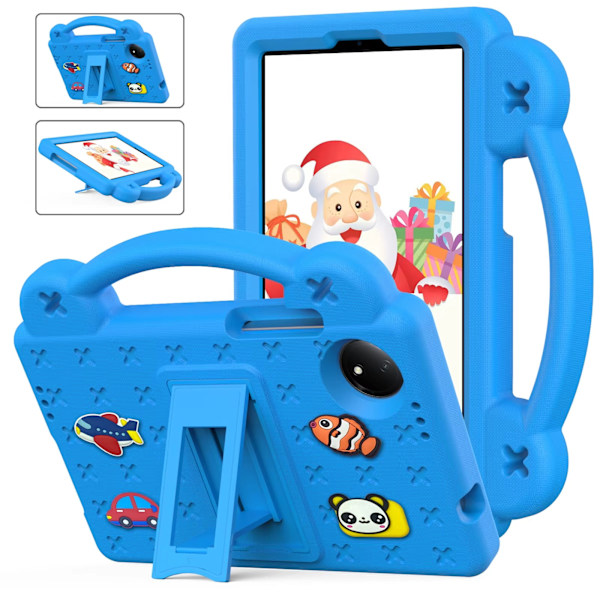 Stöttåligt skyddsfodral för Xiaomi Redmi Pad SE, skal med stativ för 8,7 tums surfplatta, 2024, 11 tum Azul marino Redmi Pad SE 11inch