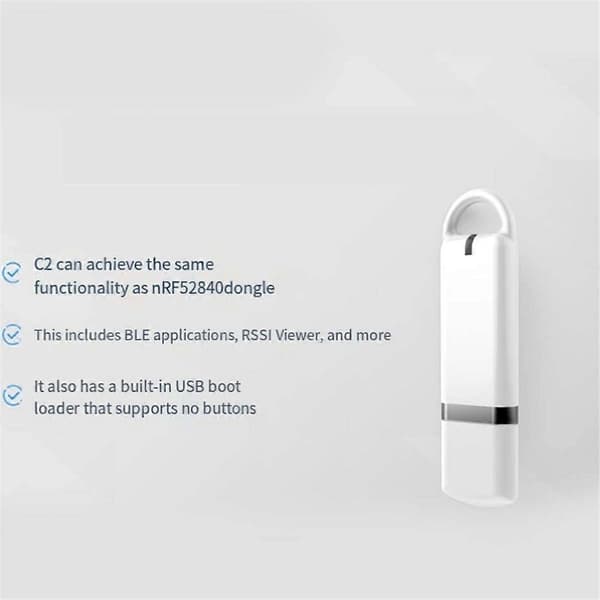 C2-7001 NRF52840 Dongle Nordic Low Power USB Dongle til Eval Bluetooth Grab Tool Modul Brugt med C