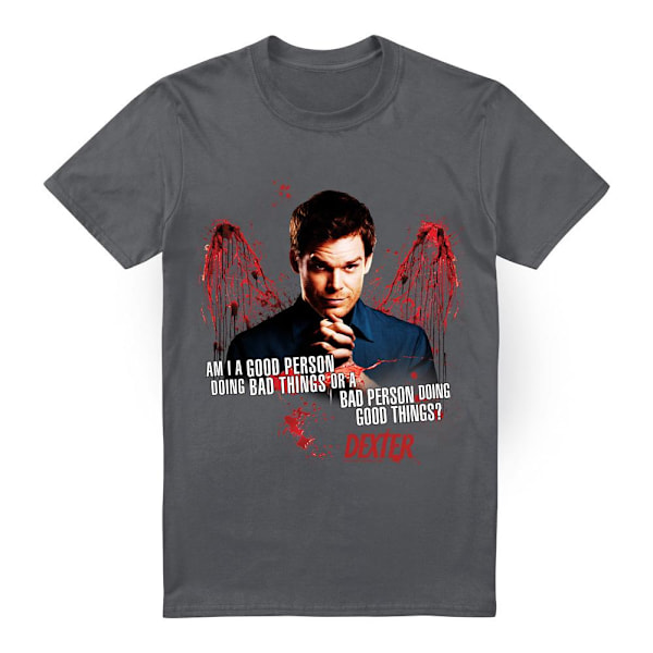 Dexter Herr Good Bad T-Shirt L Kolgrå Kolgrå Charcoal L