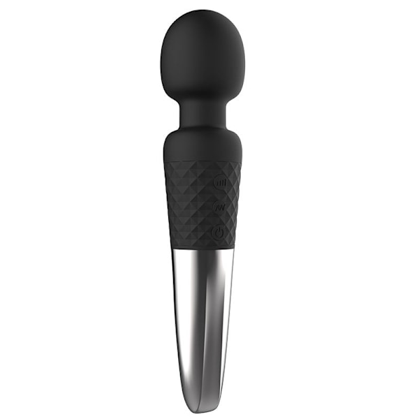 Vibraattori Seksi Lelu - Hiljainen Vibraattori Naisille ja Miehille, Värisevä Dildo ja Naisten Seksi Lelut, Aikuisten Lelut Naisille, Hierontasauva Black
