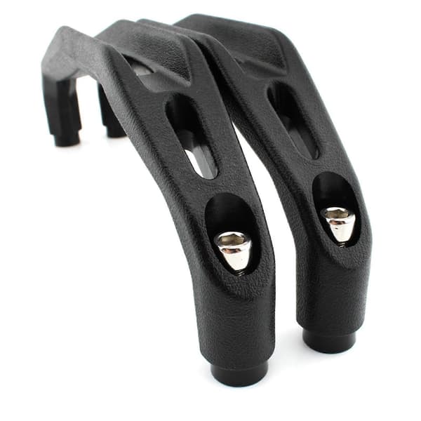 Bagerste passagergreb til Tenere 700 XT700Z, uden stropper, 278 mm no Straps
