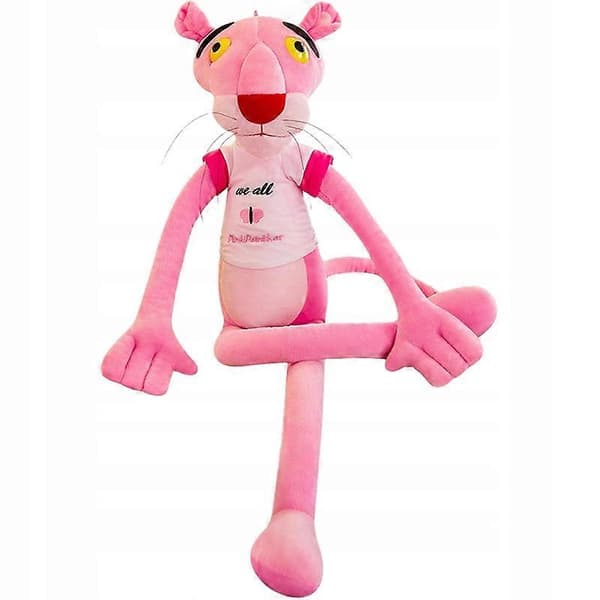 Vaaleanpunainen pantteri pehmolelu, suuri pehmoeläin 160 cm pink