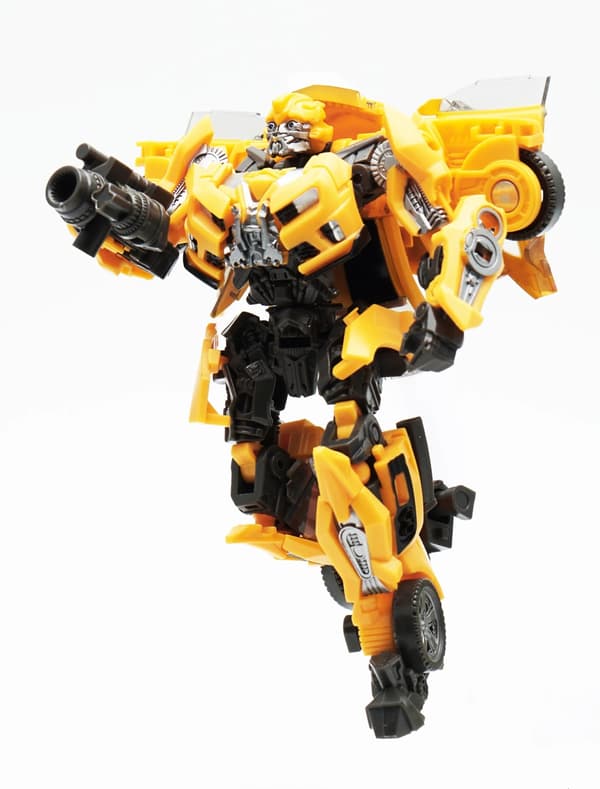 Bumblebee Transformation Robot Bil Legetøj - Legering og plastik actionfigur til børnefødselsdagsgave Bumble13cm