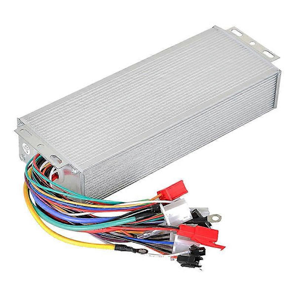 48-72V 2000W DC Børsteløs Motor Hastighetskontroller Erstatning for E-Sykkel Scooter Silver