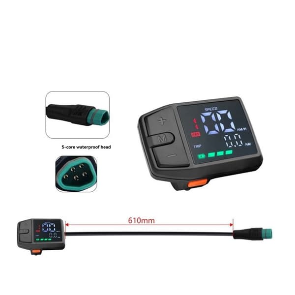 DZ41 farve LCD-display til elcykel, LCD-instrumentbræt til centermotor, CAN-protokol M410 MSOO MS10 MEOO MS60