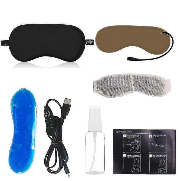 USB Ånga Sovmask Skuggmask För Sömn
