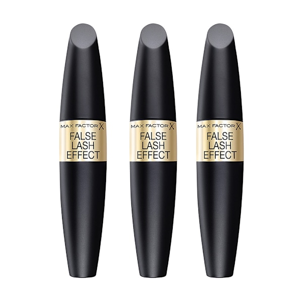 3-pack Max Factor False Lash Effect Mascara Svart 13.1ml Svart Svart Black