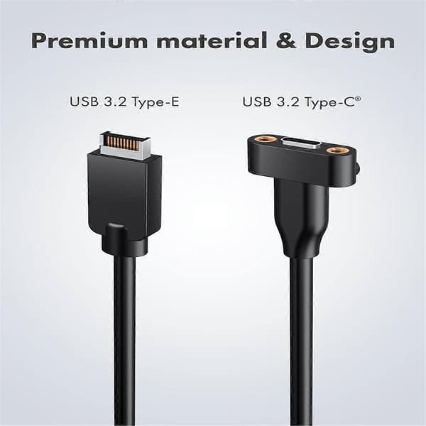 20 Gbps USB 3.2 Gen 2x2 USB-C -etupaneelisovitin