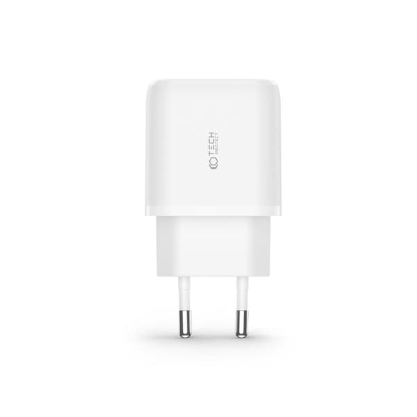 Tech-Protect 20W Seinälaturi PD Sis. USB-C - Lightning Kaapeli Valkoinen 90