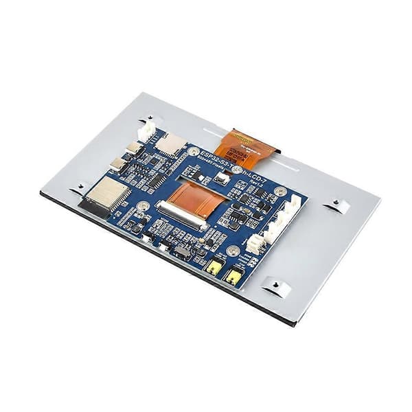 ESP32-S3 7 tums LCD-utvecklingskort, ESP32 med skärm, 800x480, 240MHz frekvens, stöder WiFi Bluetooth Black